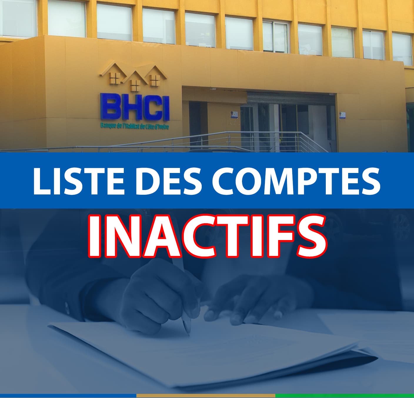 Liste des comptes inactifs